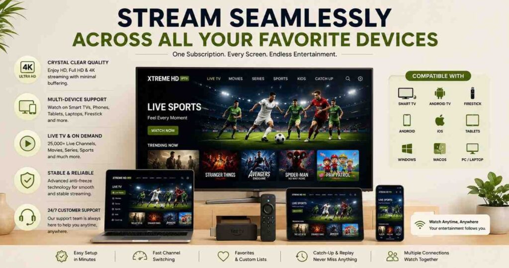 Stream Smarter with Xtreme HD IPTV Services