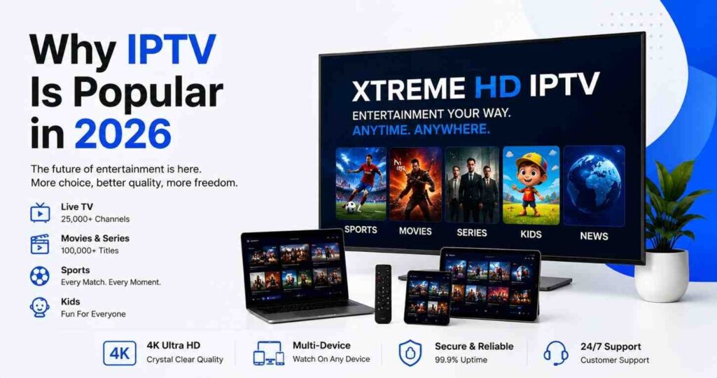 Stream movies, sports, and live TV without buffering using the Best IPTV Service designed for smooth, high-quality entertainment anytime.