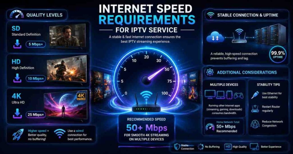Get unlimited access to movies, sports, and live channels with the Best IPTV Service for a smooth and immersive viewing experience.