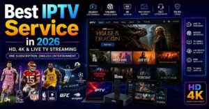Looking for the Best IPTV Service in 2026? Enjoy thousands of live TV channels, premium sports, movies, and TV shows with smooth HD & 4K streaming, fast servers, anti-buffering technology, and support for Smart TVs, Firestick, Android, iOS, and more.