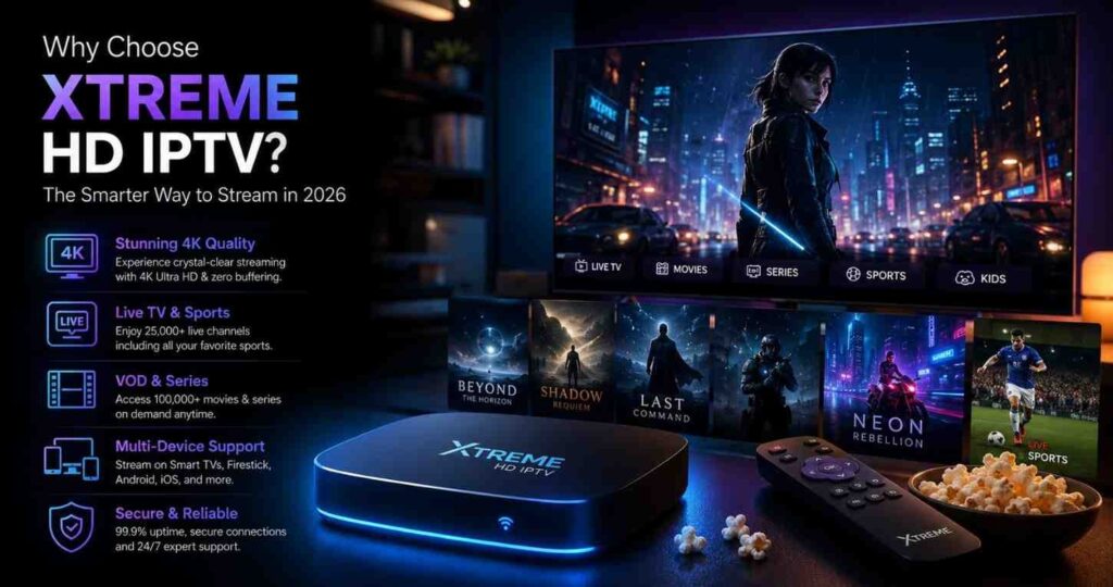 Stream your favorite content with the Best IPTV Service offering premium live channels, sports networks, movies, and TV shows in HD and 4K. Enjoy stable performance, fast channel loading, and flexible device support.