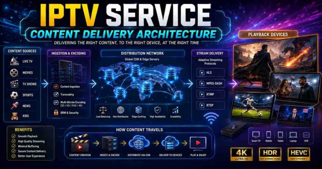Choose an IPTV Service designed for users who value consistent playback, broad entertainment access, and a smoother experience across multiple connected devices.
