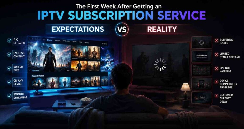 Upgrade your entertainment lifestyle with IPTV Subscription Service. Watch your favorite channels, movies, and live events anytime with smooth streaming, modern features, multi-device support, and a personalized entertainment culture.