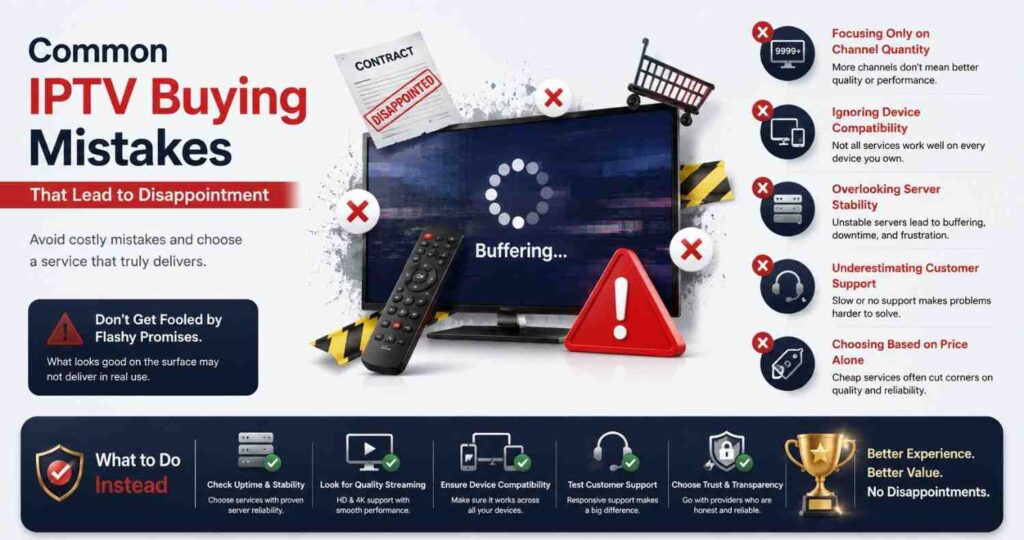 Upgrade your viewing experience with an IPTV Subscription that works across Smart TVs, Firestick, Android, iOS, tablets, and computers with reliable performance.