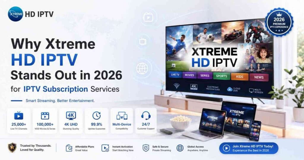 Find out what makes a quality IPTV Subscription worth it. Compare features like 4K streaming, fast channel switching, device compatibility, and reliable uptime.