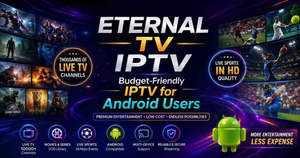 Watch every goal, movie, and TV show in stunning detail with 4K IPTV designed for the ultimate Ultra HD streaming experience.